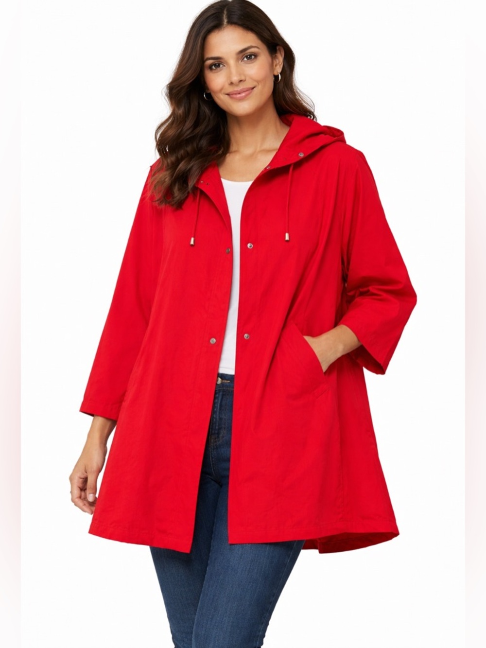 MULBERRY STREET Red Swing Coat / Converts to a Shoulder Bag (s SM+Fits up to 16)